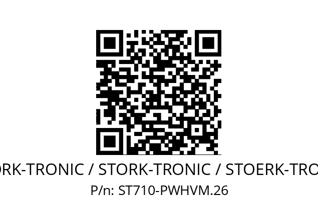   STÖRK-TRONIC / STORK-TRONIC / STOERK-TRONIC ST710-PWHVM.26