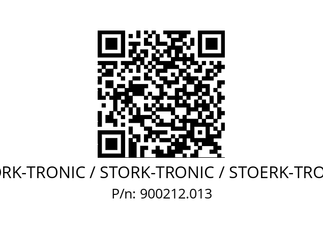   STÖRK-TRONIC / STORK-TRONIC / STOERK-TRONIC 900212.013