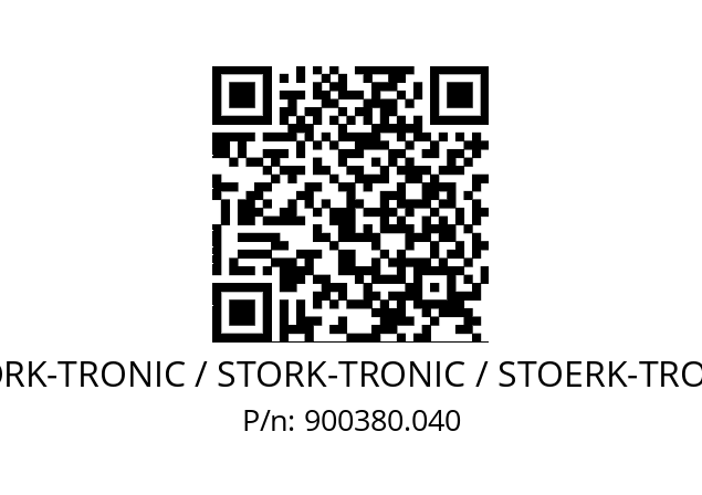   STÖRK-TRONIC / STORK-TRONIC / STOERK-TRONIC 900380.040