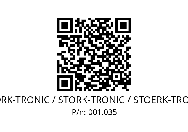   STÖRK-TRONIC / STORK-TRONIC / STOERK-TRONIC 001.035