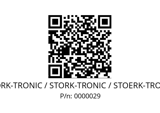   STÖRK-TRONIC / STORK-TRONIC / STOERK-TRONIC 0000029