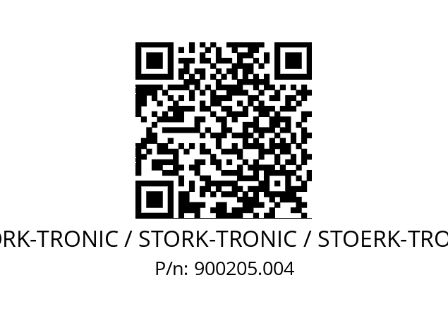   STÖRK-TRONIC / STORK-TRONIC / STOERK-TRONIC 900205.004