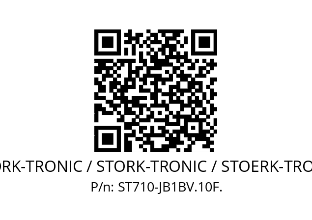   STÖRK-TRONIC / STORK-TRONIC / STOERK-TRONIC ST710-JB1BV.10F.