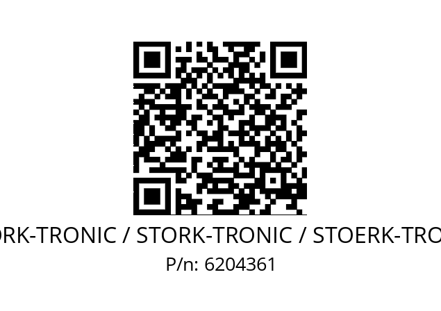   STÖRK-TRONIC / STORK-TRONIC / STOERK-TRONIC 6204361