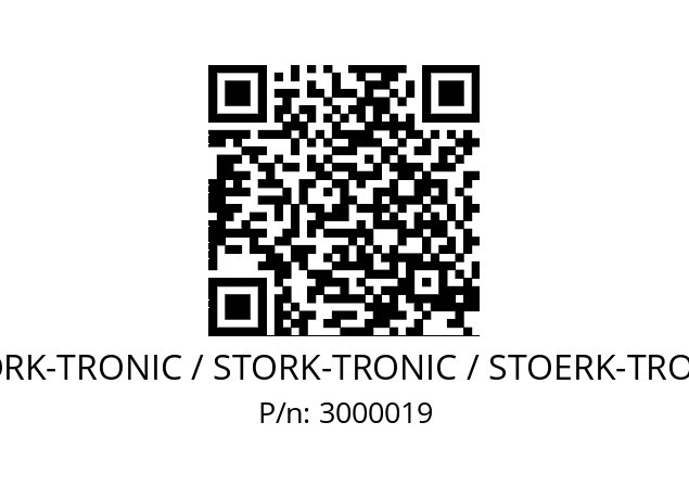   STÖRK-TRONIC / STORK-TRONIC / STOERK-TRONIC 3000019