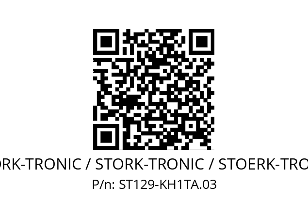   STÖRK-TRONIC / STORK-TRONIC / STOERK-TRONIC ST129-KH1TA.03