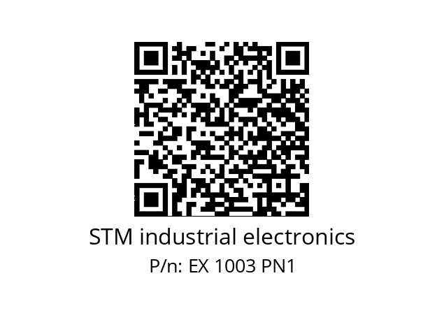   STM industrial electronics EX 1003 PN1