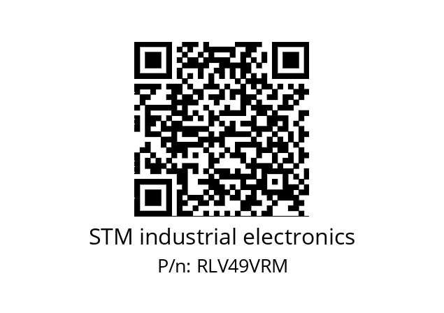   STM industrial electronics RLV49VRM