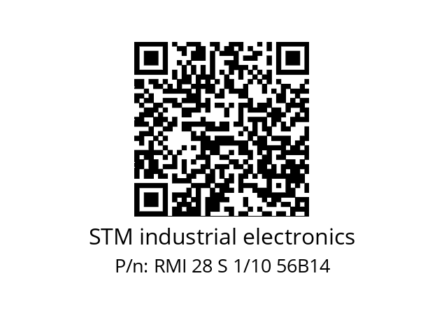   STM industrial electronics RMI 28 S 1/10 56B14