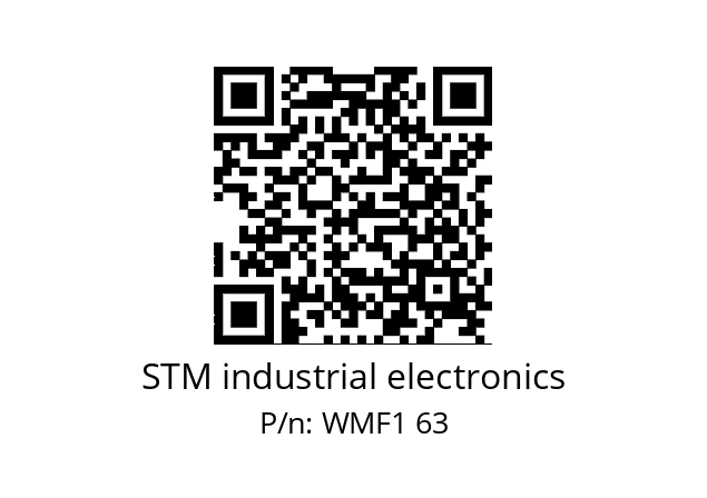   STM industrial electronics WMF1 63