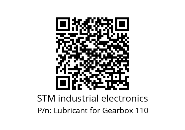   STM industrial electronics Lubricant for Gearbox 110