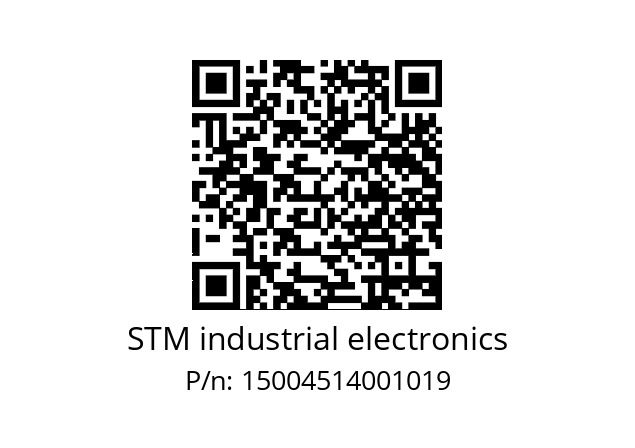   STM industrial electronics 15004514001019