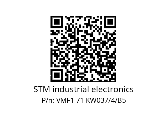   STM industrial electronics VMF1 71 KW037/4/B5