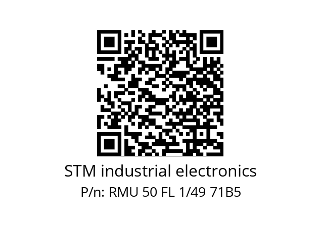   STM industrial electronics RMU 50 FL 1/49 71B5