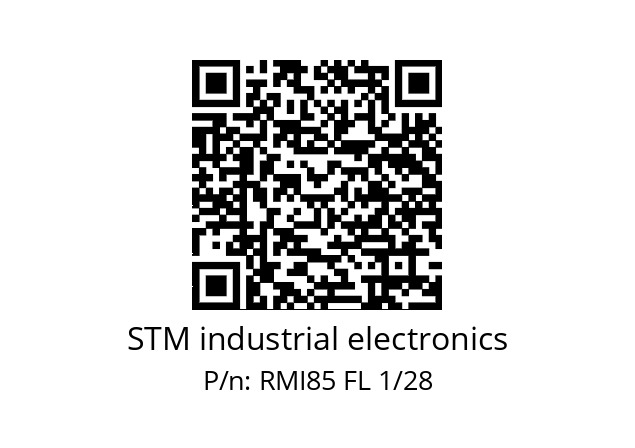   STM industrial electronics RMI85 FL 1/28