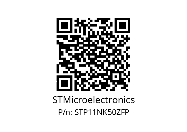   STMicroelectronics STP11NK50ZFP