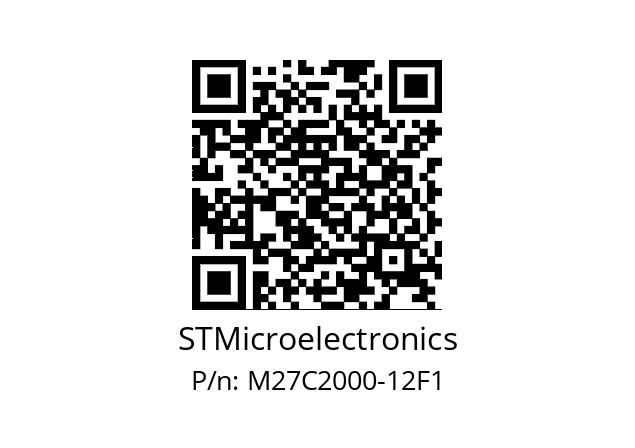   STMicroelectronics M27C2000-12F1