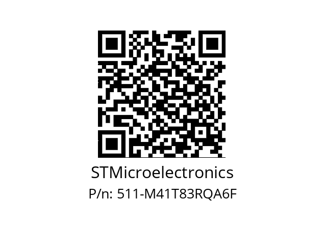   STMicroelectronics 511-M41T83RQA6F