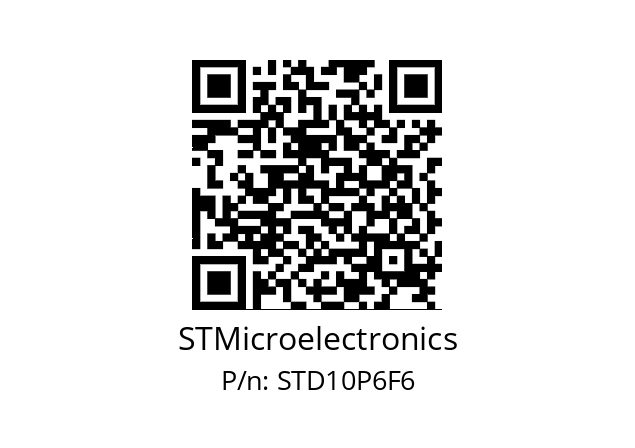   STMicroelectronics STD10P6F6