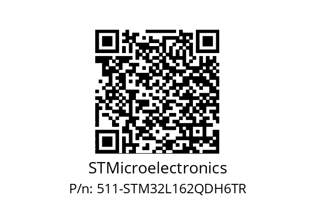   STMicroelectronics 511-STM32L162QDH6TR