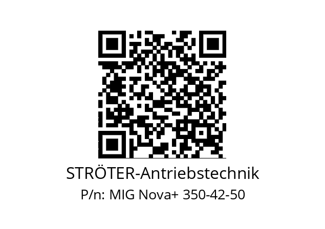   STRÖTER-Antriebstechnik MIG Nova+ 350-42-50