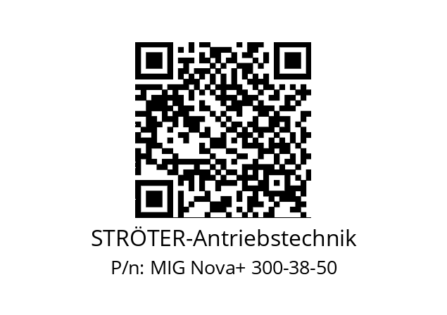   STRÖTER-Antriebstechnik MIG Nova+ 300-38-50