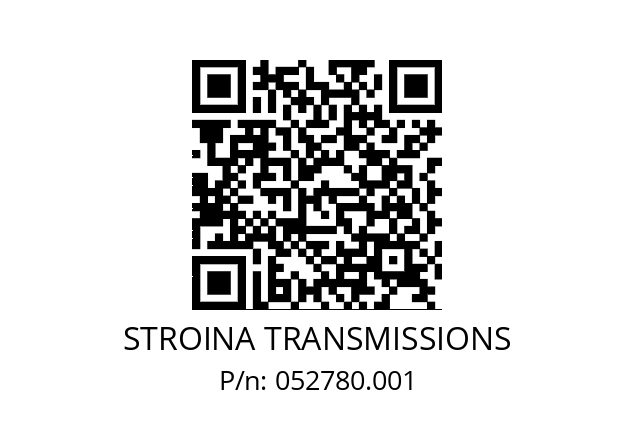   STROINA TRANSMISSIONS 052780.001