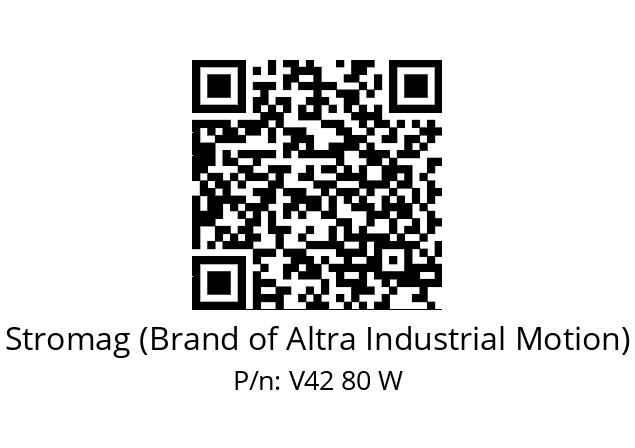   Stromag (Brand of Altra Industrial Motion) V42 80 W