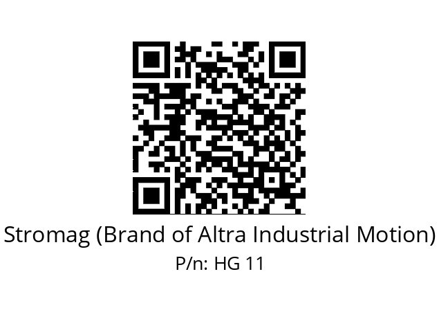   Stromag (Brand of Altra Industrial Motion) HG 11