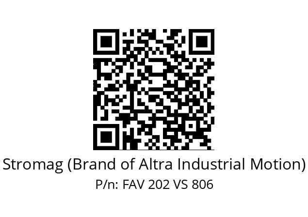   Stromag (Brand of Altra Industrial Motion) FAV 202 VS 806