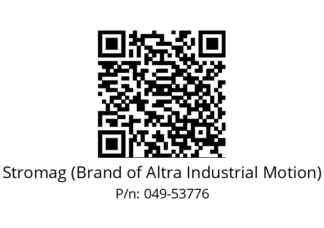   Stromag (Brand of Altra Industrial Motion) 049-53776