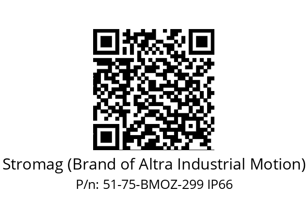   Stromag (Brand of Altra Industrial Motion) 51-75-BMOZ-299 IP66