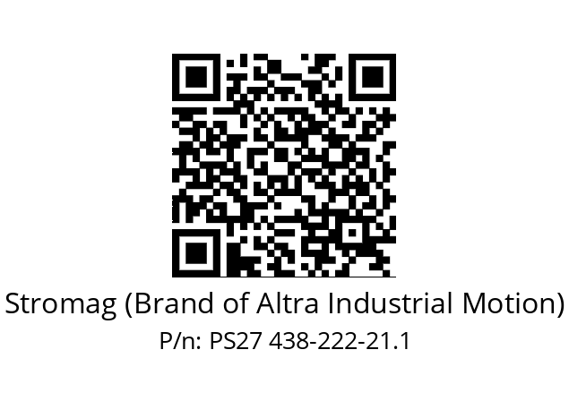   Stromag (Brand of Altra Industrial Motion) PS27 438-222-21.1