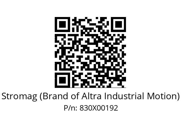   Stromag (Brand of Altra Industrial Motion) 830X00192