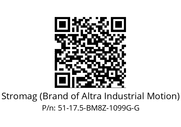   Stromag (Brand of Altra Industrial Motion) 51-17.5-BM8Z-1099G-G