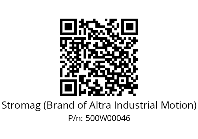   Stromag (Brand of Altra Industrial Motion) 500W00046