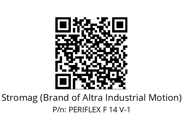   Stromag (Brand of Altra Industrial Motion) PERIFLEX F 14 V-1