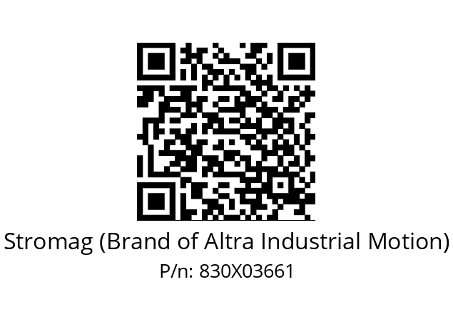   Stromag (Brand of Altra Industrial Motion) 830X03661