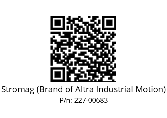   Stromag (Brand of Altra Industrial Motion) 227-00683