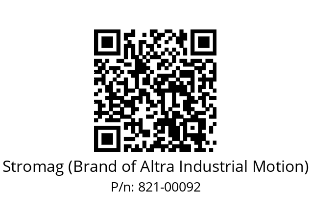   Stromag (Brand of Altra Industrial Motion) 821-00092