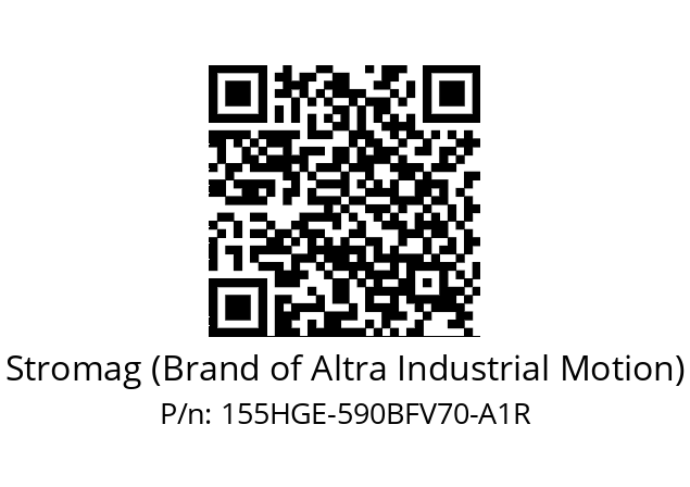   Stromag (Brand of Altra Industrial Motion) 155HGE-590BFV70-A1R