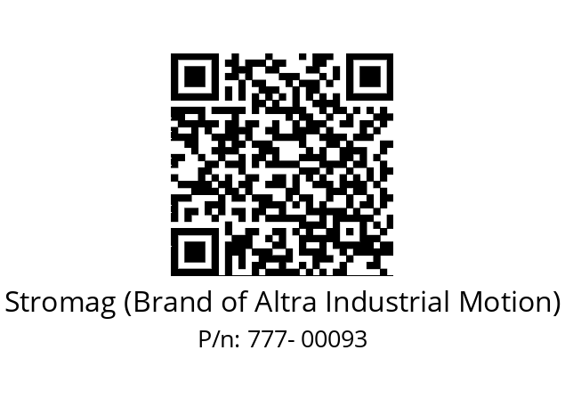   Stromag (Brand of Altra Industrial Motion) 777- 00093