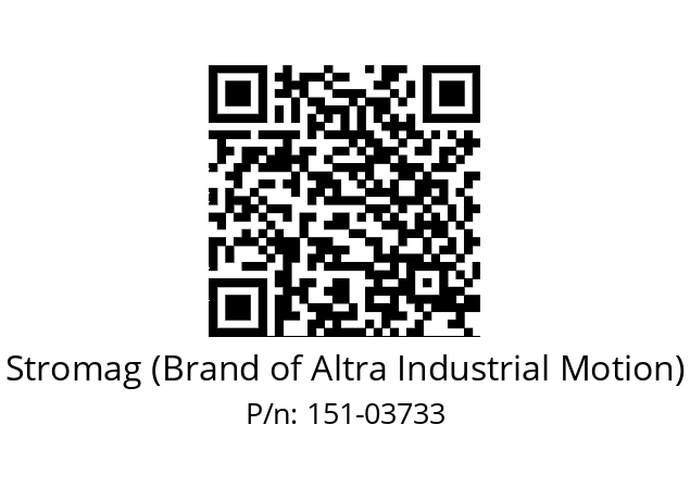   Stromag (Brand of Altra Industrial Motion) 151-03733