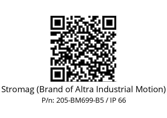   Stromag (Brand of Altra Industrial Motion) 205-BM699-B5 / IP 66