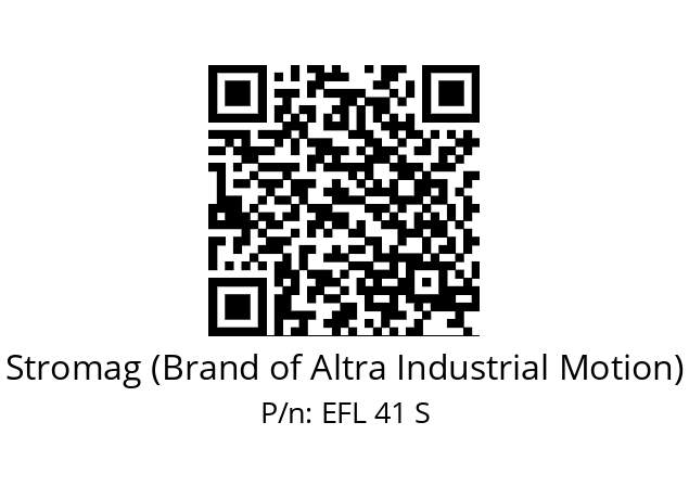   Stromag (Brand of Altra Industrial Motion) EFL 41 S