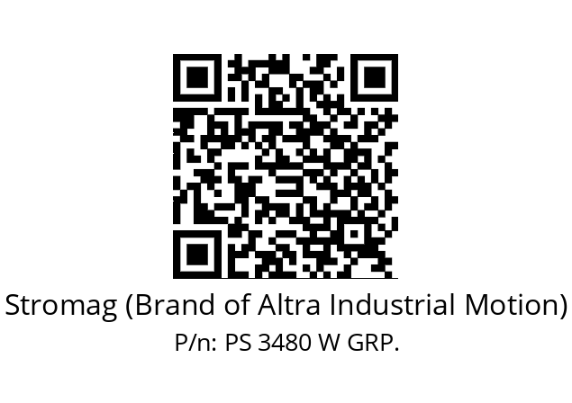   Stromag (Brand of Altra Industrial Motion) PS 3480 W GRP.