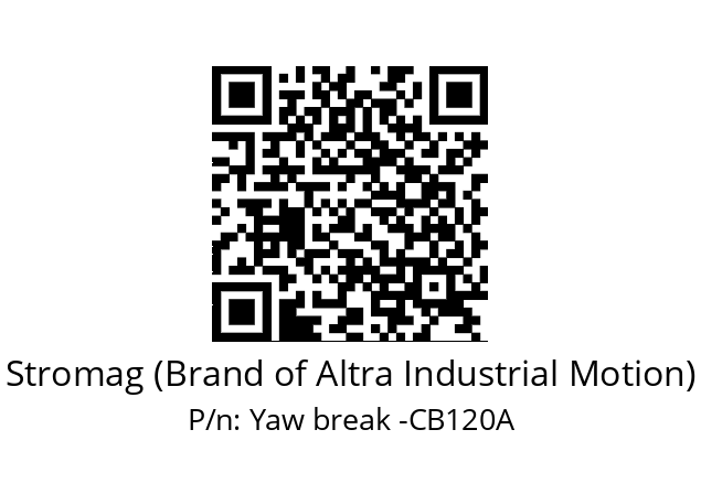   Stromag (Brand of Altra Industrial Motion) Yaw break -CB120A