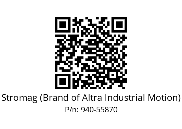   Stromag (Brand of Altra Industrial Motion) 940-55870