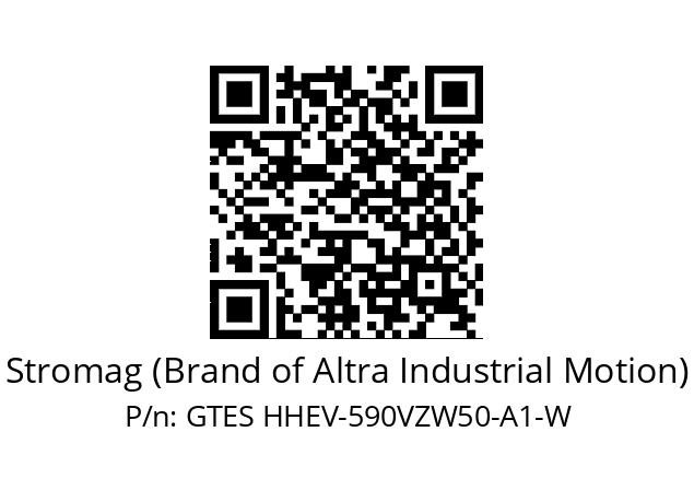   Stromag (Brand of Altra Industrial Motion) GTES HHEV-590VZW50-A1-W