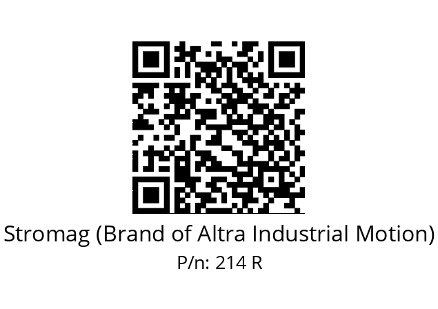   Stromag (Brand of Altra Industrial Motion) 214 R